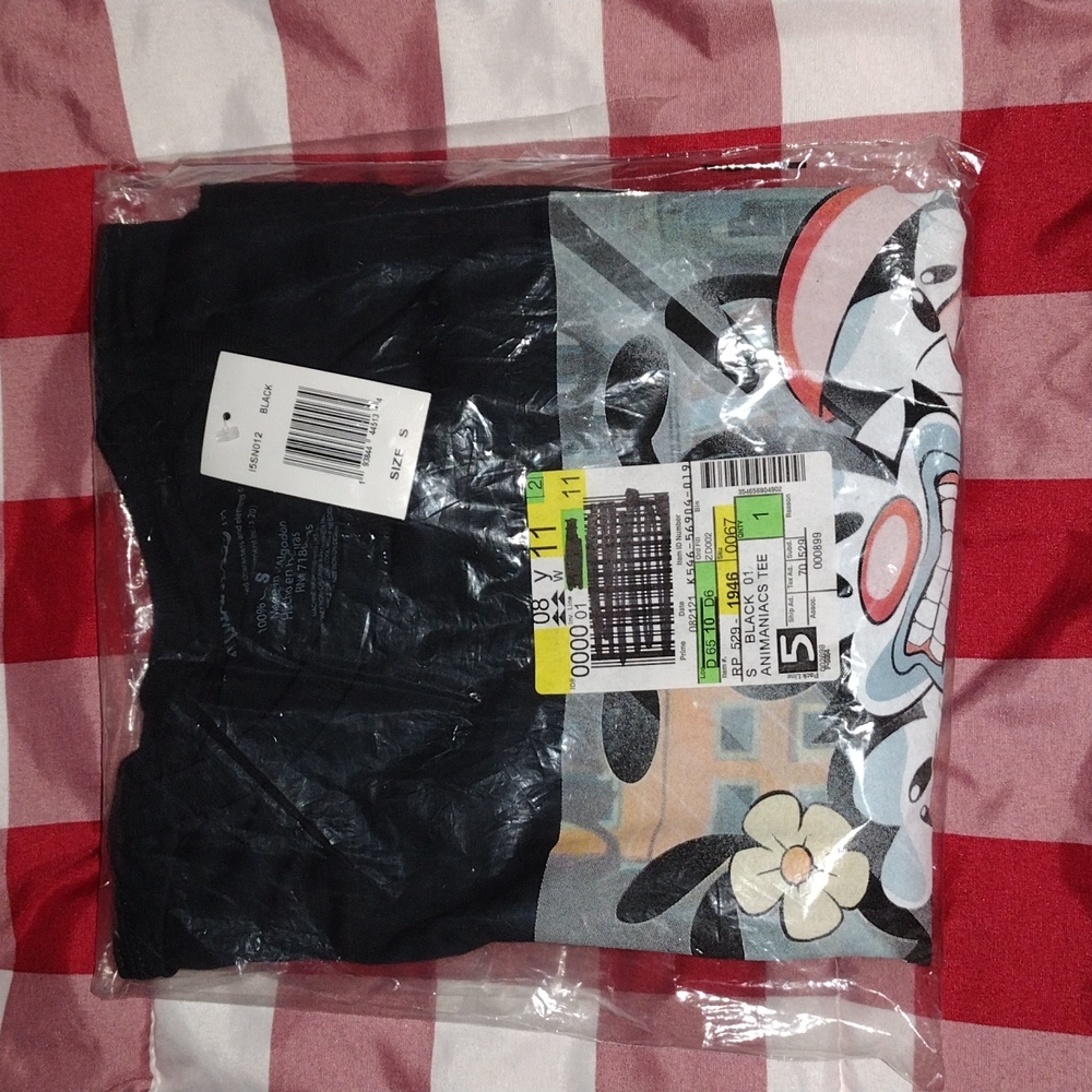 Women Animaniacs Shirt Black Size S - Picture 5 of 5